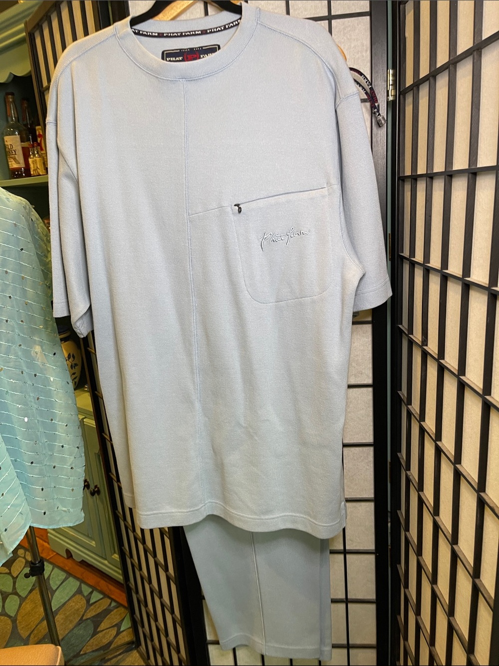 RUSSELL SIMMONS   Phat Farm  Crew Neck Track Set
